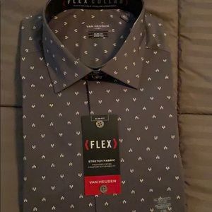 Van Heusen Mens Dress Shirt, Large